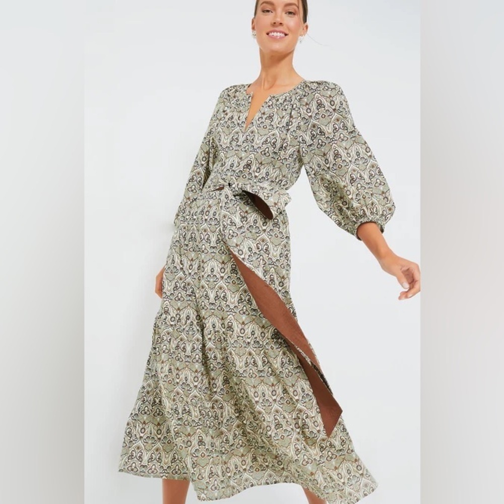 Tuckernuck Sicilian Stained Glass Lyles Midi Dress — image 4 of 8